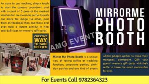 Mirror Me Photo Booth Machine For Events in Delhi, Mumbai, Goa, Hyderabad