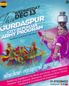 Rajasthani Dance Group For Wedding, Gurdaspur, Punjab, Program Ideas with Kalbelia, Ghoomar, Bhawai Dance Party