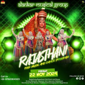 Rajasthani Folk Dance Group For Weddings, Folk Dancers Show and Rajasthani theme