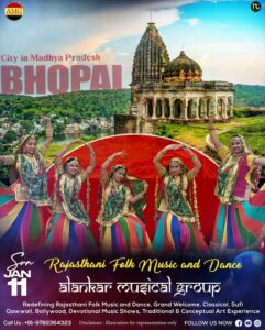 Rajasthani Folk Dancers and Folk Music Group For Weddings Bhopal, Live Kalbelia, Bhawai, Ghoomar Dance Party Show