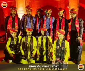 Rajasthani Folk Singers, Rajasthani Singers jaigarh Fort Show