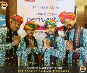 Rajasthani Singers, Folk singers for corporate event ONGC Event