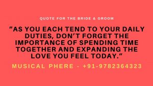 Wedding Musical Pheras Contact Number - Quote for Bride and Groom